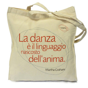 Shopping bag in cotone "I capolavori della danza"