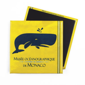 Magnete personalizzato con balena per il Museo Oceanografico di Monaco