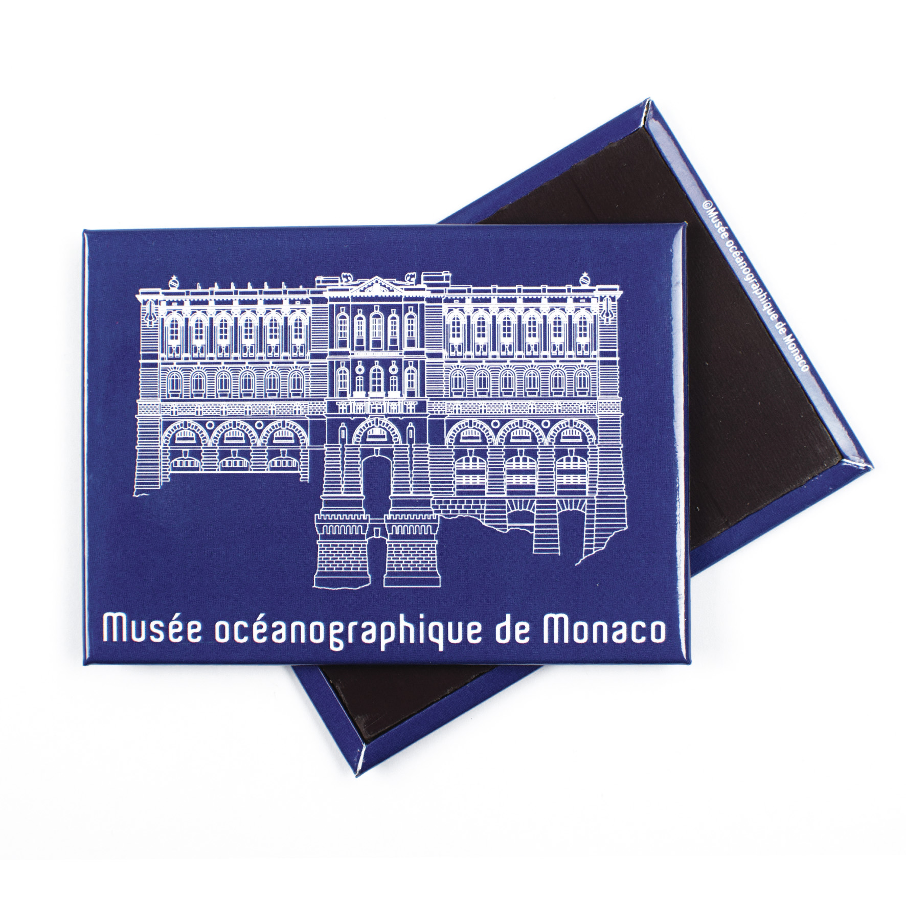 Magnete personalizzato con immagine del palazzo per il Museo Oceanografico di Monaco