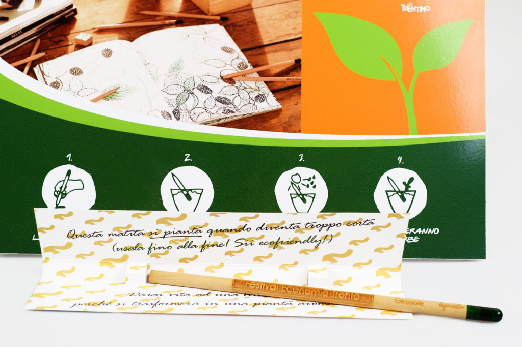 Matita Sprout con packaging dedicato
