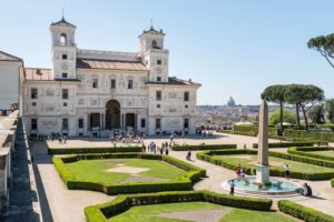 Una splendida fotografia di Villa Medici a Roma - copyright foto - Villa Medici