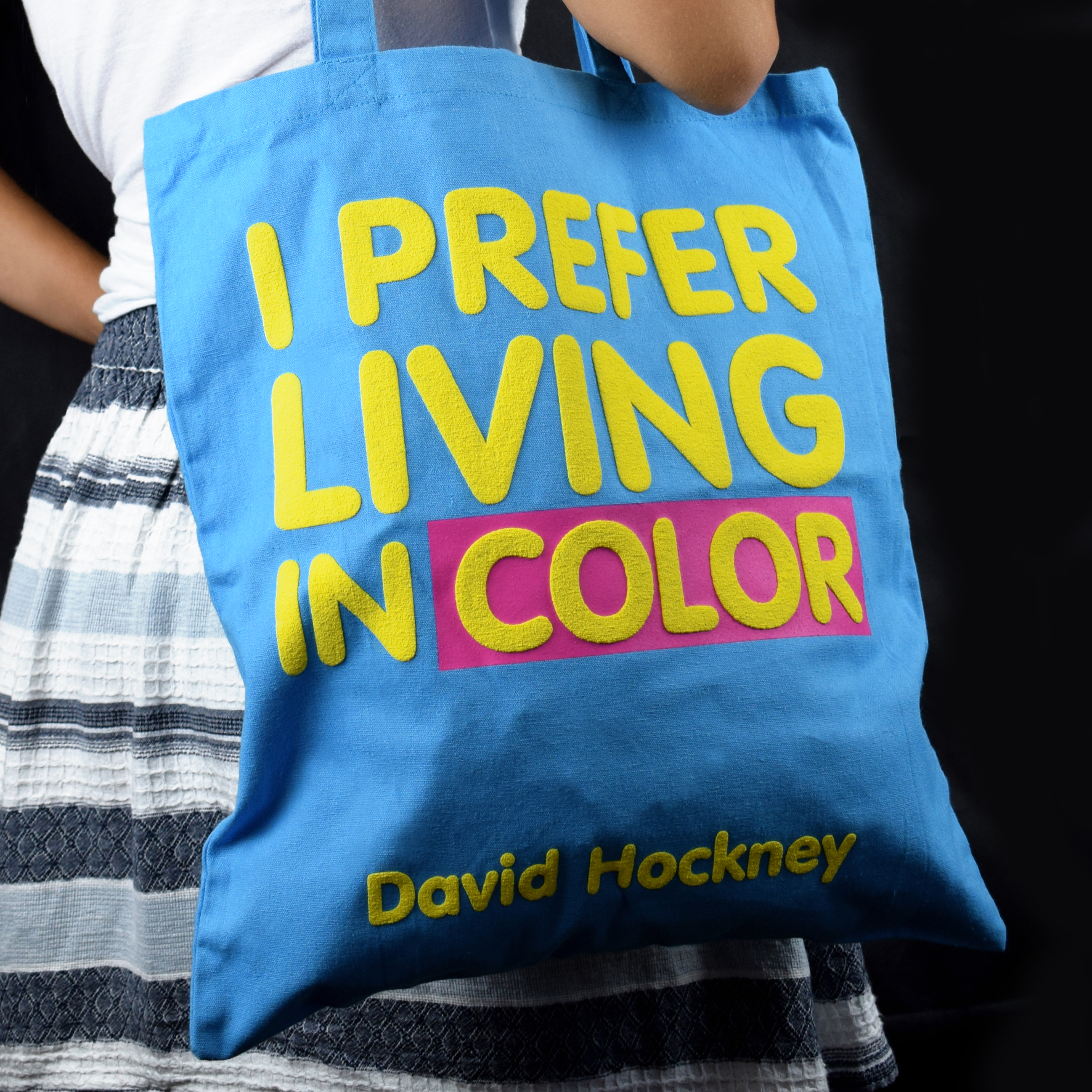 Shopper personalizzata David Hockney Centro Pompidou