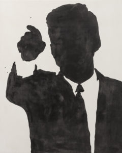 ombardo (Roma 1939), Kennedy, 1963, smalto su tela, cm 230 x 180, Roma, Collezione privata. Photo by Giorgio Benni. Courtesy: l’artista e 1/9 UNOSUNOVE