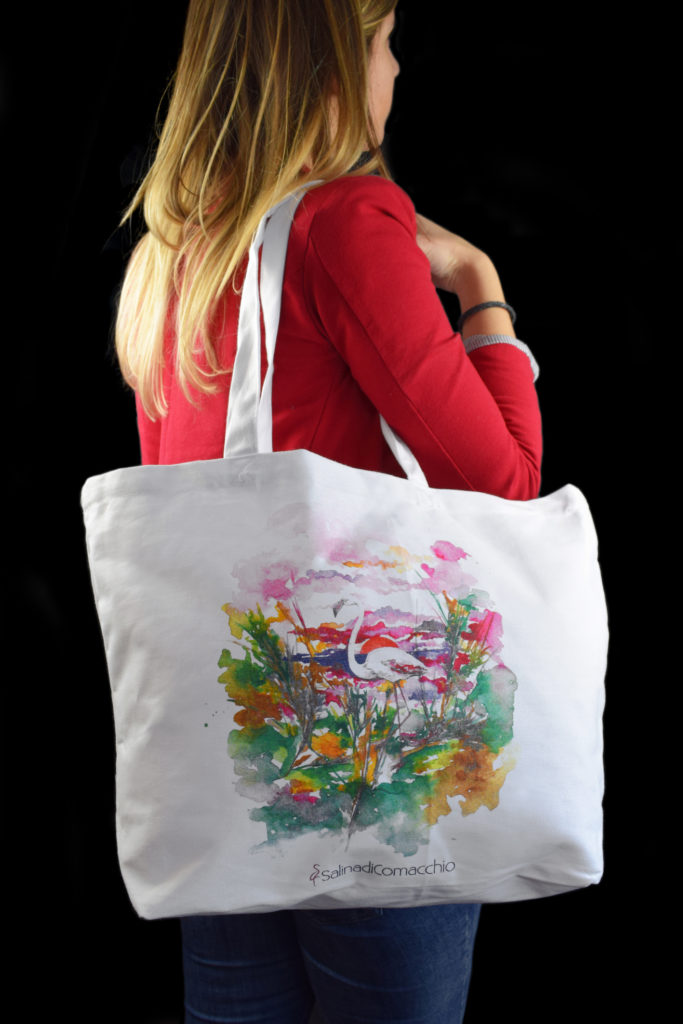 Shopping bag personalizzata Saline di Comacchio