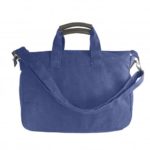 Retro borsa blu con tracolla
