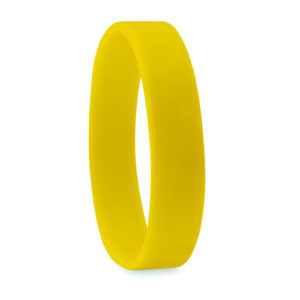 braccialetto in silicone giallo