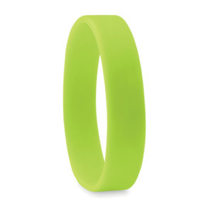 braccialetto in silicone verde