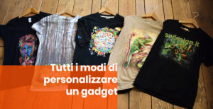 personalizzazione gadget con esempi magliette stampate