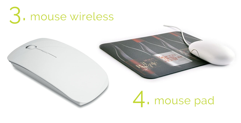 mouse e mousepad per smart work