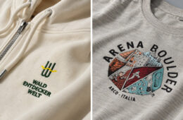 Ricamo o stampa su abbigliamento: felpa ricamata e T-shirt stampata